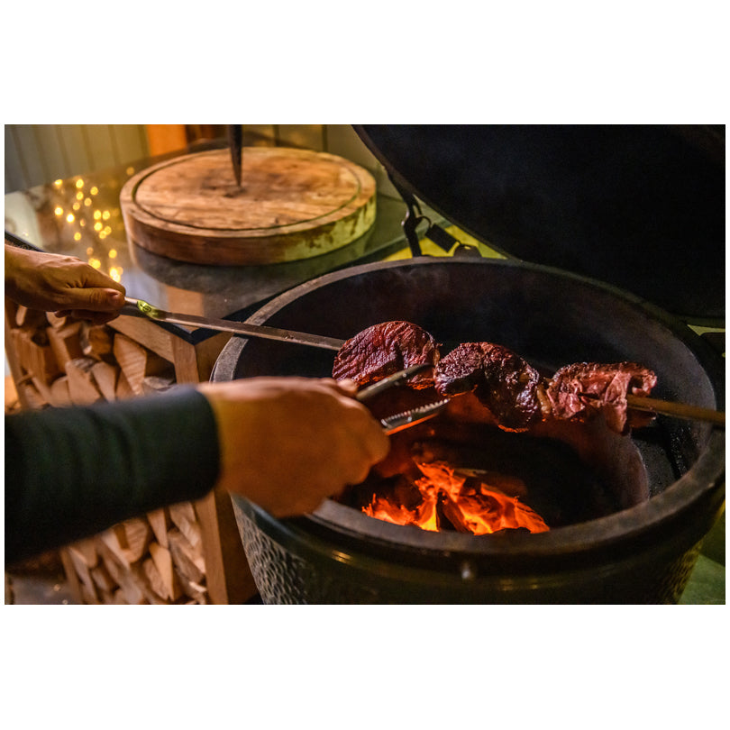 Spiedo a forma di V "Forged - Churrasco" cm 50