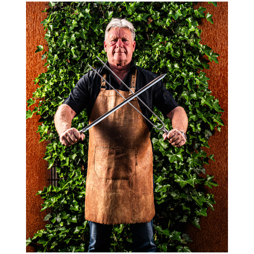 Spiedo a forma di V "Forged - Churrasco" cm 70