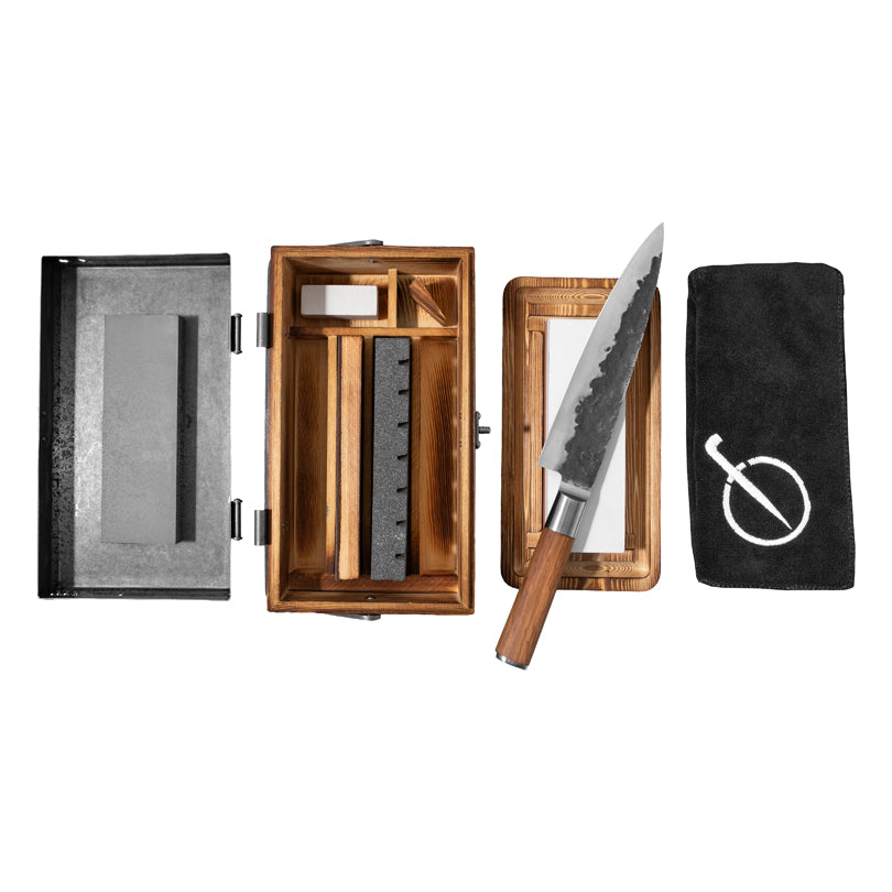 Kit d'affilatura "Forged", a 9 pezzi cm 28x16x11,5