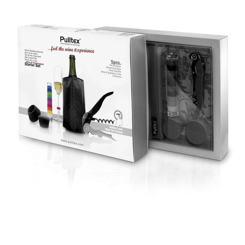 Set da vino e spumante a 5 pezzi cm 27,5x22x5