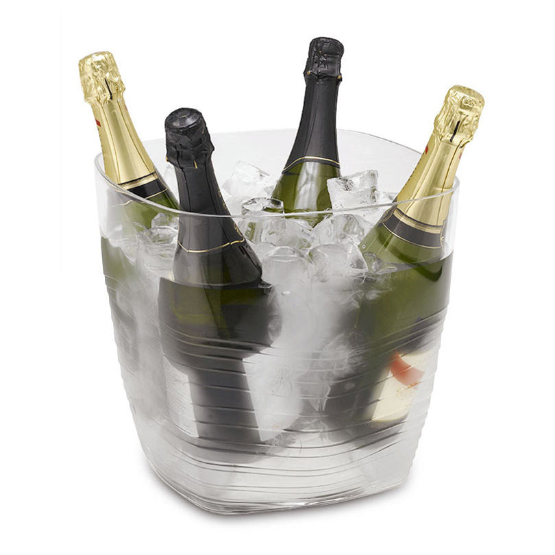 Spumantiera quadrata Game per 4 bottiglie cm 29x29x26,5