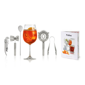 Kit da bar Gin Tonic & Spritz 5 pezzi cm 28x22x5