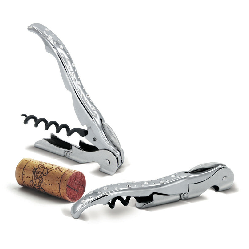 Cavatappi Pulltap's Evolution Crystal, custodia da cintura in pelle inclusa cm 12