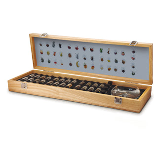 Essenze vino "Deluxe", Tastevin incluso, set da 40 pezzi cm 65x17x6,2