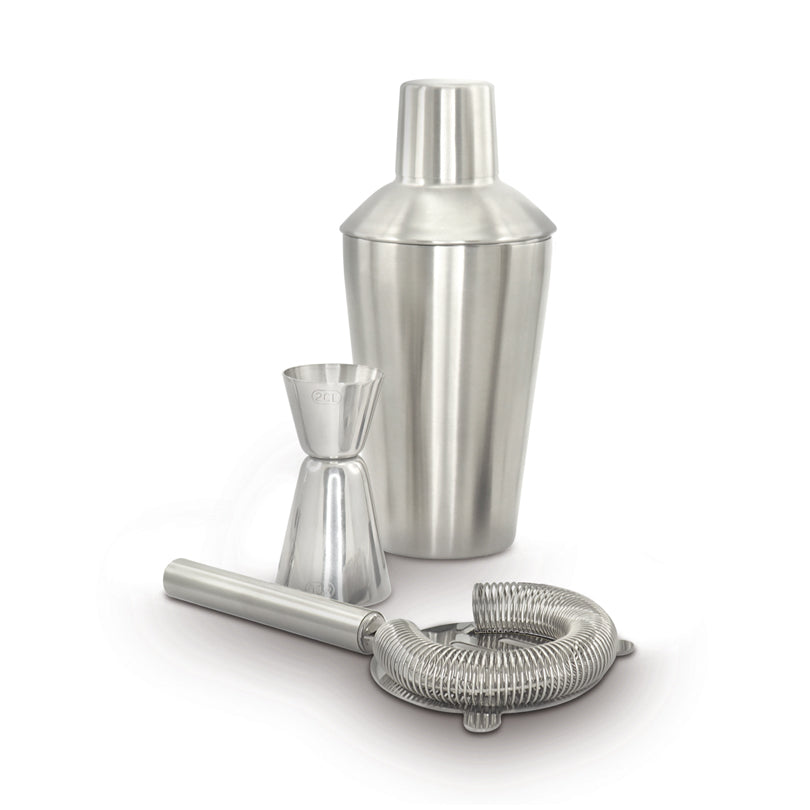 Set cocktail "Basic" a 3 pezzi cm 23x17x11
