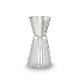 Misurino bar/cocktail doppio, graduato cl 2/cl4/cm Ø4,5x8,5