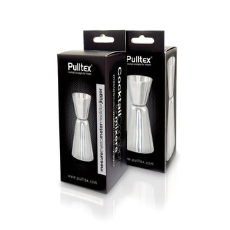 Misurino bar/cocktail doppio, graduato cl 2/cl4/cm Ø4,5x8,5