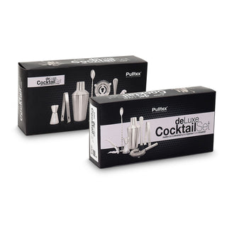 Set cocktail "Deluxe", a 7 pezzi cm 37,5x20x9