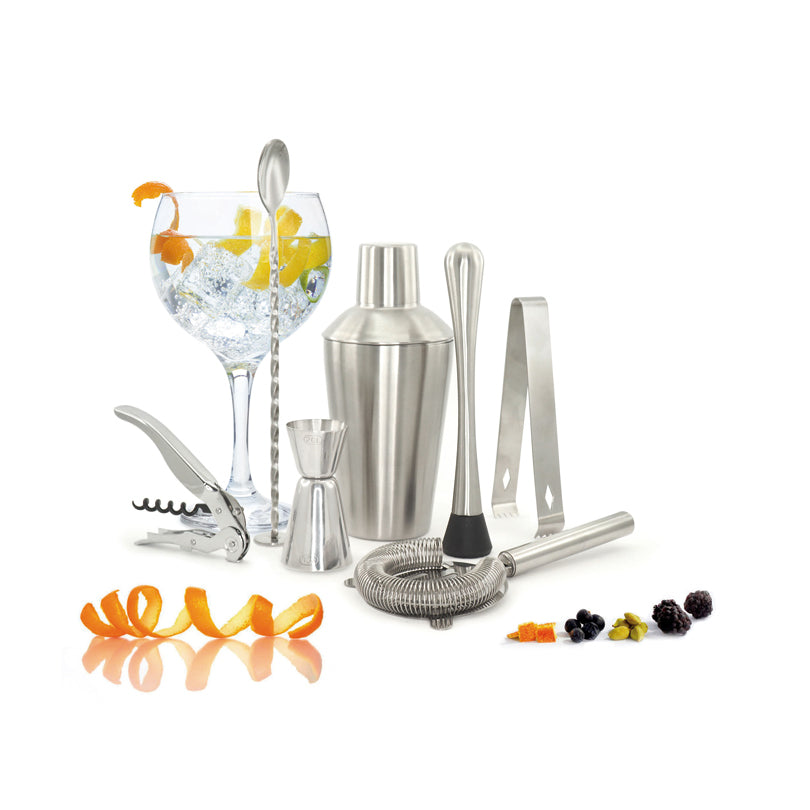 Set cocktail "Deluxe", a 7 pezzi cm 37,5x20x9
