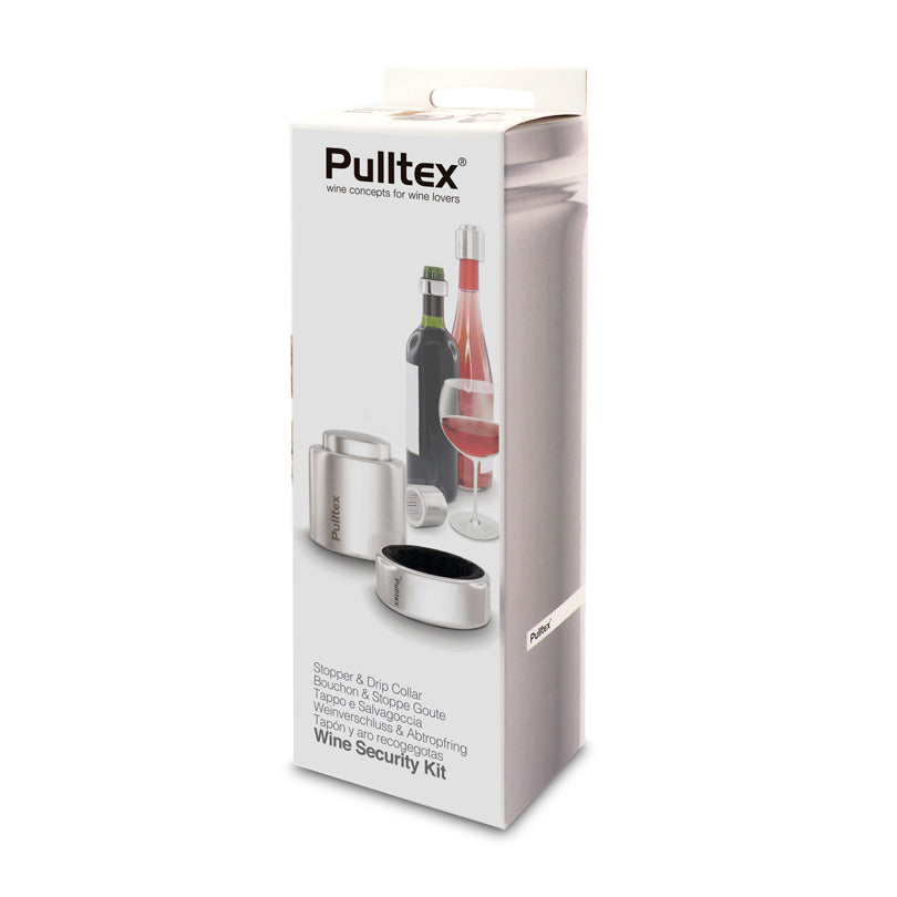 Tappo da vino & Salvagoccia "Wine Security" cm Ø4,2x4,2