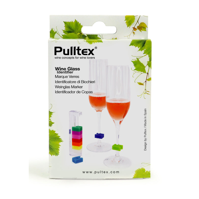 Segnabicchiere riutilizzabile "Identity", confezione Eco da 10 pezzi cm 1,5x2/11,5x3x1,5