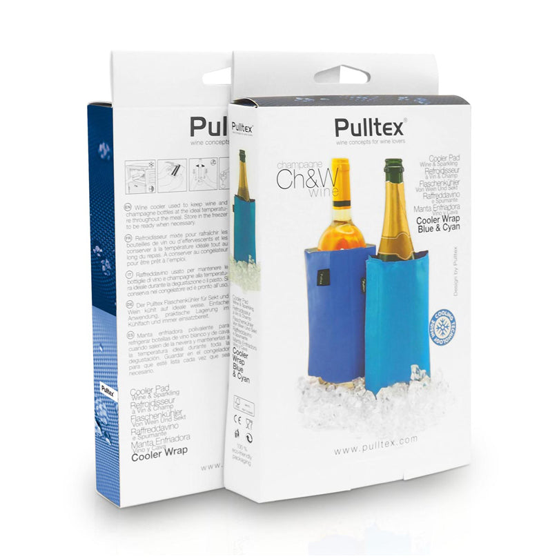 Fascia refrigerante "Duo - Blue & Cyan", utilizzabile su entrambi i lati cm 35x17,5