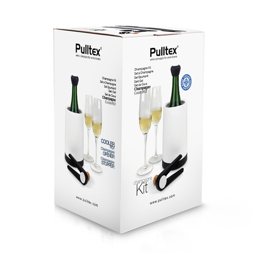Kit champagne/spumante "Cooler Kit", 3 pezzi cm Ø13x20
