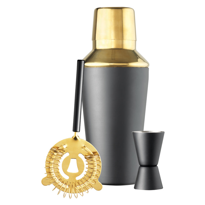 Set Cocktail "Cobbler", 3 pezzi ml 500/cm Ø8,5x21