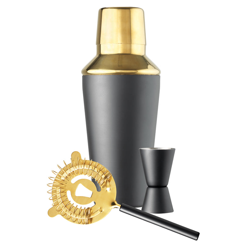 Set Cocktail "Cobbler", 3 pezzi ml 500/cm Ø8,5x21