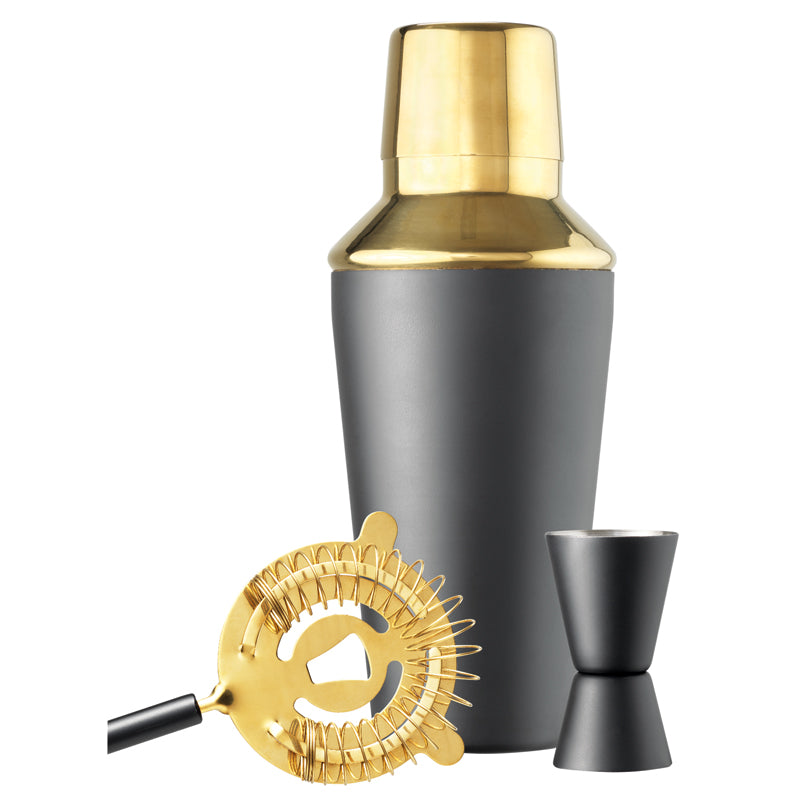 Set Cocktail "Cobbler", 3 pezzi ml 500/cm Ø8,5x21