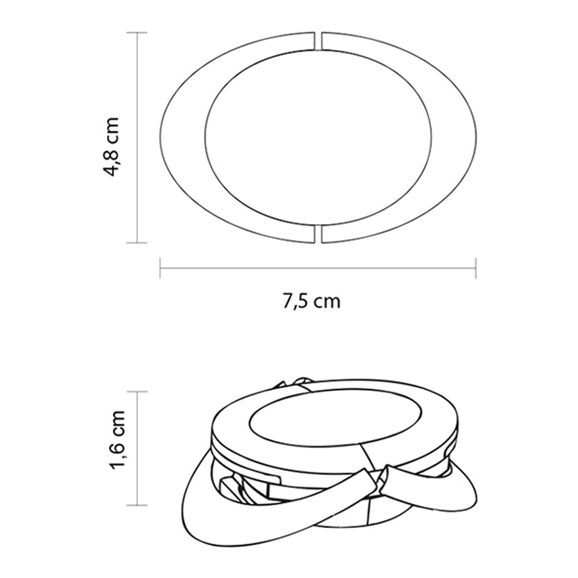 Tappo da spumante "Colibri" cm 7,5x4,8x1,6