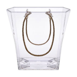 Raffreddavino/-spumante "Sobag Bucket" con manici in iuta, adatto per 1 bottigila l 4,2/cm 25X17X3