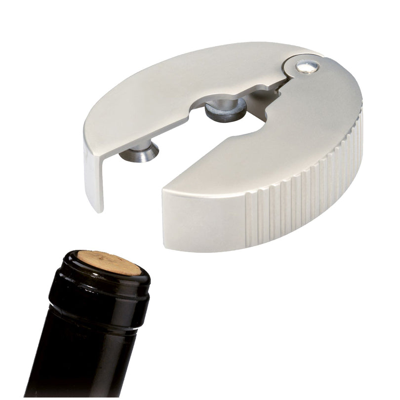 Tagliacapsule "Mondo", con finitura opaca cm 6,8x5,7x1,6