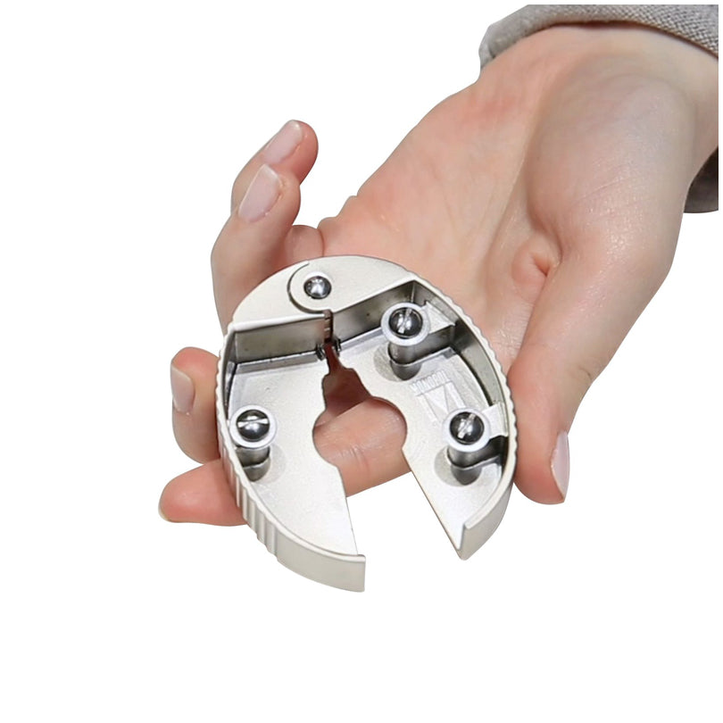 Tagliacapsule "Mondo", con finitura opaca cm 6,8x5,7x1,6