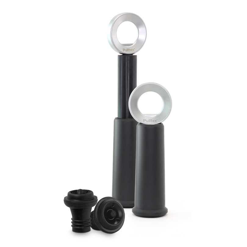 Pompa salvavino "Vin-O-line" con 2 tappi cm Ø4x16