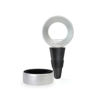 Tappo vino ed anello salvagocce "Vin-O-line" cm 4,5x9,5/Ø4x1,5