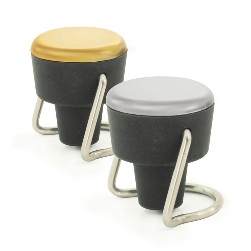 Tappo spumpante "Clip", confezione assortita da 2 pezzi cm Ø3,5x4