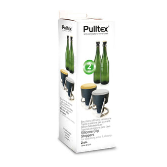 Tappo spumpante "Clip", confezione assortita da 2 pezzi cm Ø3,5x4