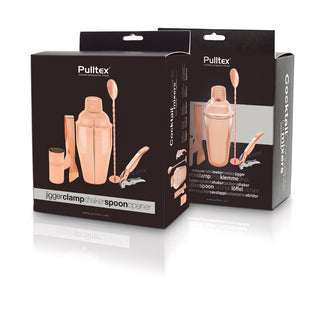 Set cocktail "Rosè Luxe", a 5 pezzi cm 37,5x20,2x9,5