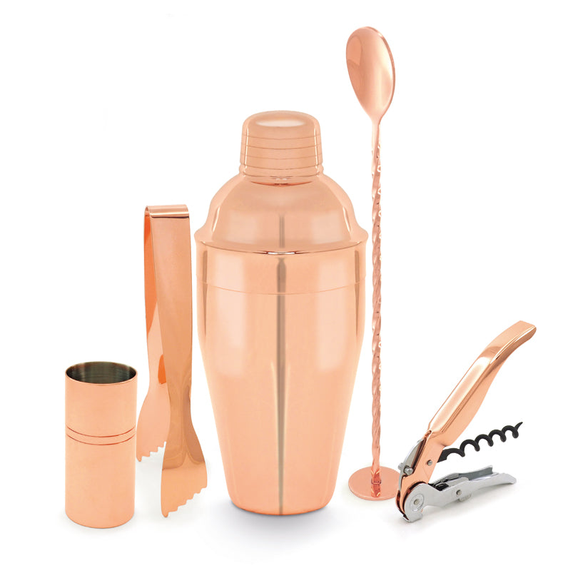 Set cocktail "Rosè Luxe", a 5 pezzi cm 37,5x20,2x9,5