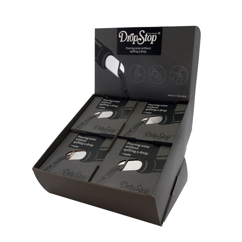 Salvagoccia DropStop® argento in confezione da 5 pezzi, in display da 28 confezioni cm Ø7,5