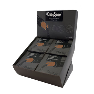 Salvagoccia DropStop® bronzo in confezione da 5 pezzi, in display da 28 confezioni cm Ø7,5