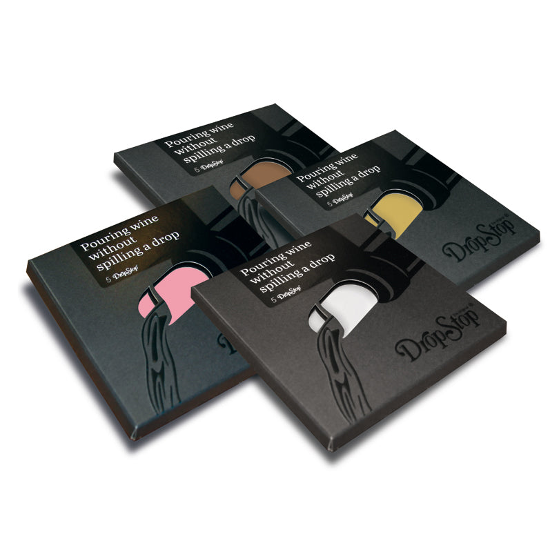 Salvagoccia DropStop® rosa in confezione da 5 pezzi, in display da 28 confezioni cm Ø7,5