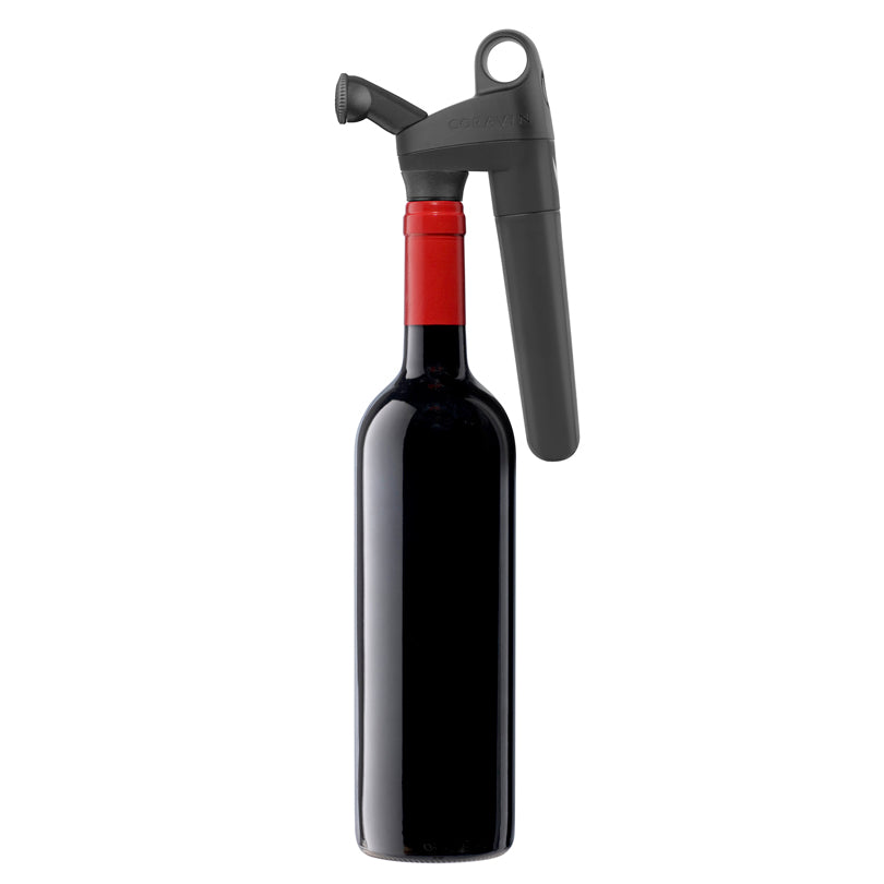 Sistema mescita "Coravin - Pivot+ black", 6 pezzi cm 8,3x3,2x20,5