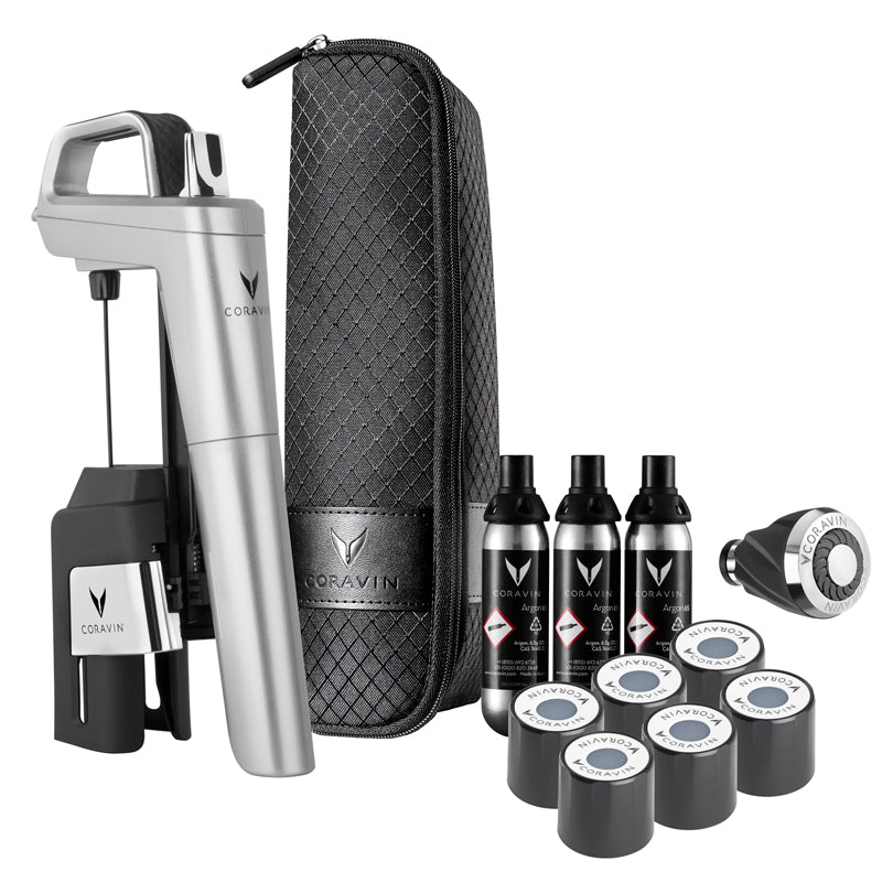 Sistema mescita "Coravin - Timeless Six+", 13 pezzi cm 10x5x21,5