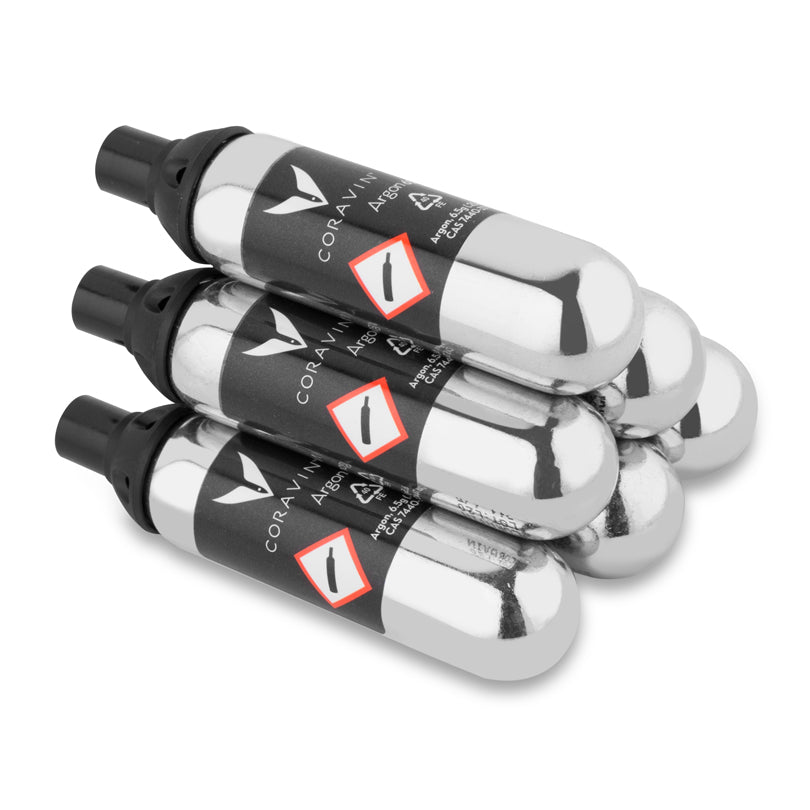 Capsula di argon "Pure™" per sistemi mescita Coravin®, confezione 6 pezzi cm Ø2,21x9,14