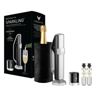 Sistema mescita spumante/champange "Coravin - Sparkling Wine", 5 pezzi cm 16x9,3x28