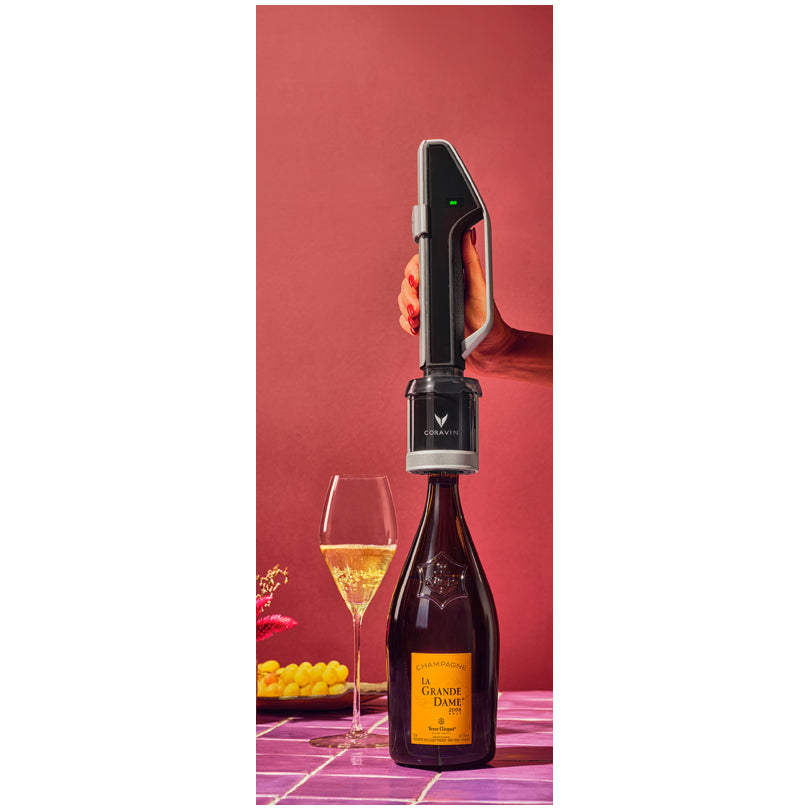 Sistema mescita spumante/champange "Coravin - Sparkling Wine", 5 pezzi cm 16x9,3x28