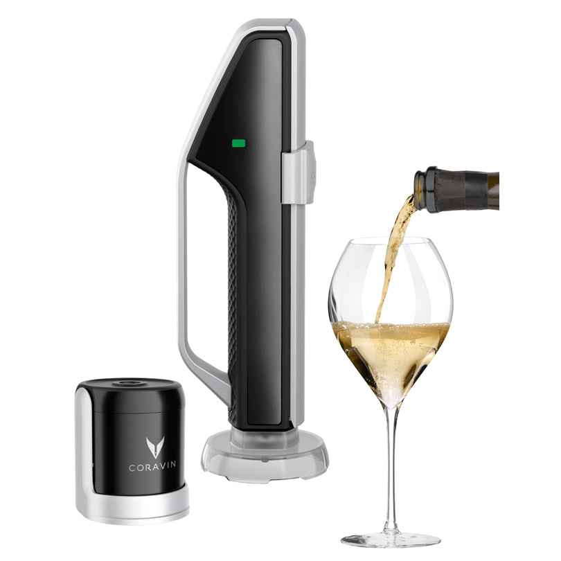 Sistema mescita spumante/champange "Coravin - Sparkling Wine", 5 pezzi cm 16x9,3x28