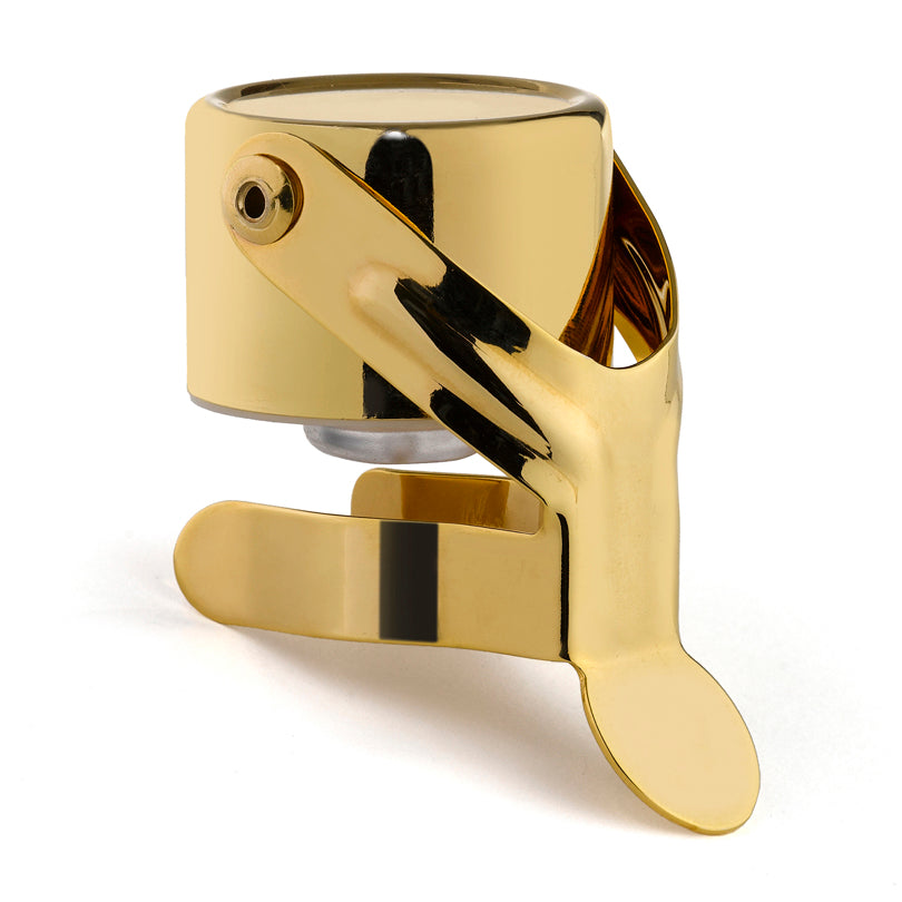 Tappo spumante/champagne "Classico", effetto oro cm Ø4x6,2