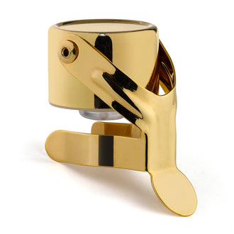 Tappo spumante/champagne "Classico", effetto oro cm Ø4x6,2