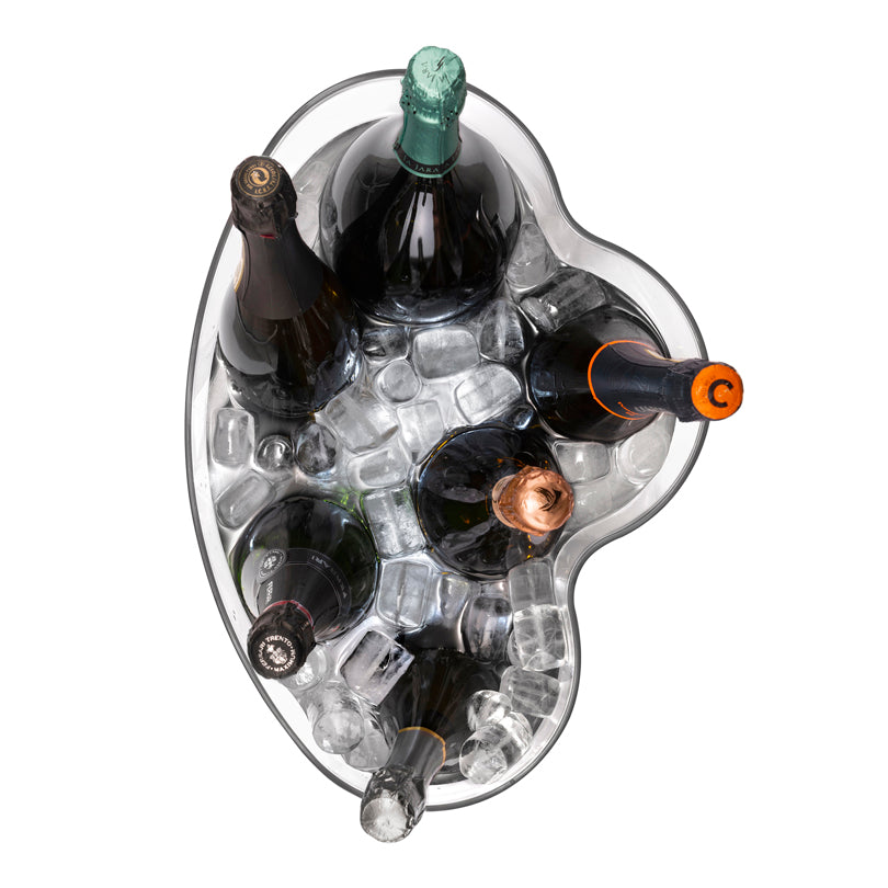 Spumantiera "Visual Bowl", adatta per 8 bottiglie o 4 bottiglie Magnum cm 38,2x42,4x26/l 14