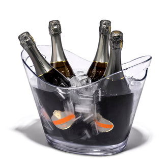 Spumantiera "Visual Bowl", adatta per 4 bottiglie cm 36x25,5x26/l 8