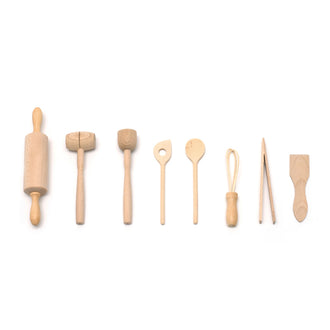 SET PER BAMBINI 9 PEZZI LEGNO