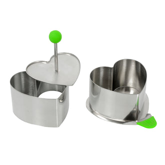 Coppapasta cuore grande, set di 4 pezzi cm  9x9x5,5