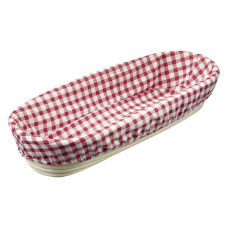 Fodera per cesto lievitazione rettangolare "Bake" cm 39,5x15,5