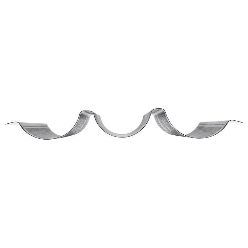 Teglia forata per baguette, 3 cavità cm 38,5x28,2x3,5