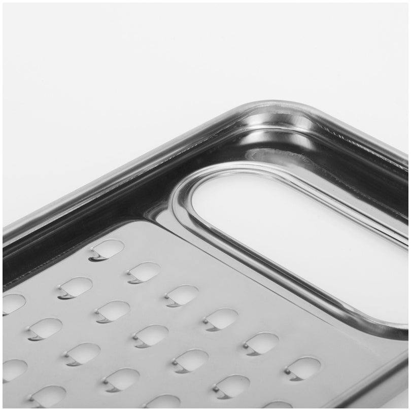 Grattugia verdura "Steel" con taglio grosso cm 24,3x10,3x1