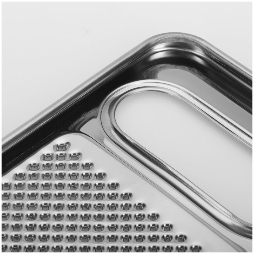 Grattugia con fori tondi a corona"Steel" cm 24,3x10,3x1