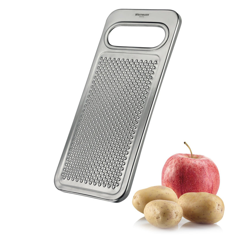 Grattugia con fori tondi a corona"Steel" cm 24,3x10,3x1